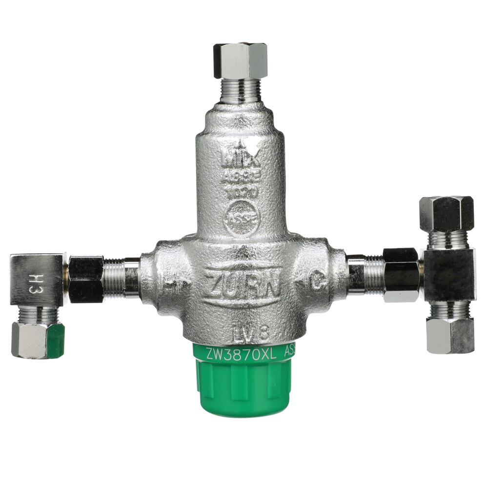 Zurn Elkay 38-ZW3870XLT-4P Aqua-Gard 3/8" 4 Port Thermostatic Mixing Valve