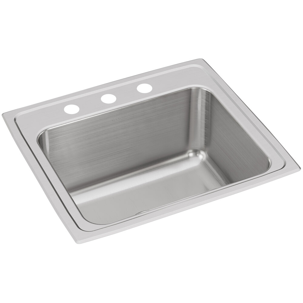 Zurn Elkay DLR2219103 Lusterstone Classic Single Bowl Drop-In Sink - 18" x 14" x 10" Bowl