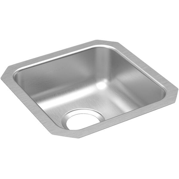 Zurn Elkay ELUHAD121255 Lusterstone Classic Single Bowl Undermount ADA Sink - 12" x 12" x 5 3/8" Bowl