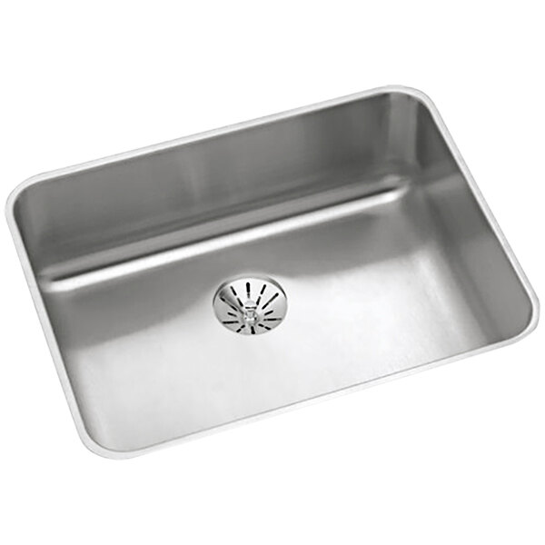 Zurn Elkay ELUHAD211550PD Lusterstone Classic Single Bowl Undermount ADA Sink with Perfect Drain - 21" x 15 3/4" x 4 7/8" Bowl