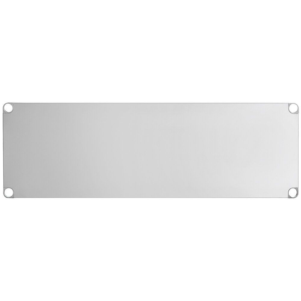 Regency Adjustable Stainless Steel Work Table Undershelf for 24" x 60" Tables - 18 Gauge