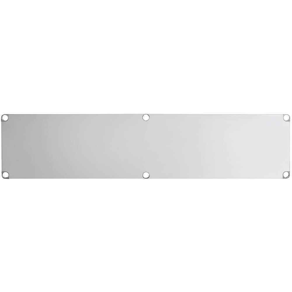 Regency Adjustable Stainless Steel Work Table Undershelf for 24" x 84" Tables - 18 Gauge