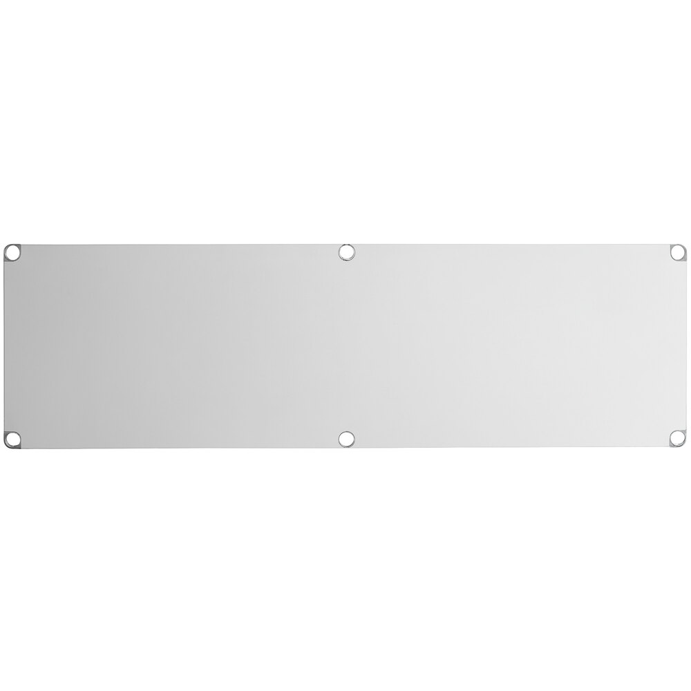 Regency Adjustable Stainless Steel Work Table Undershelf for 30" x 84" Tables - 18 Gauge