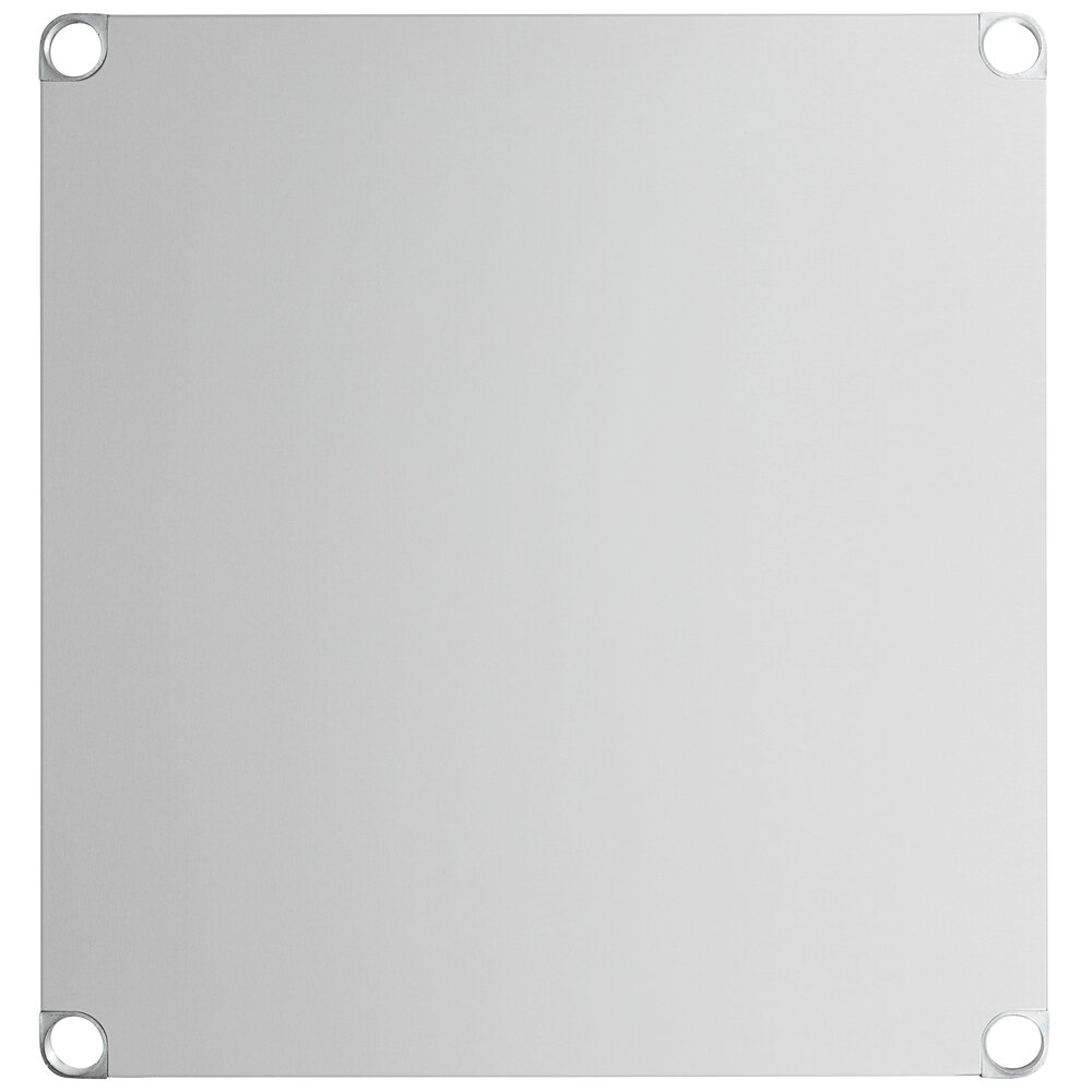 Regency Adjustable Stainless Steel Work Table Undershelf for 36" x 36" Tables - 18 Gauge