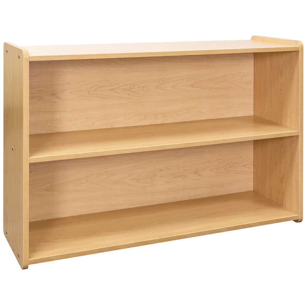 Tot Mate TM2304A.S2222 Maple Laminate Preschool Storage Shelf - 46" x 15" x 30 1/2"