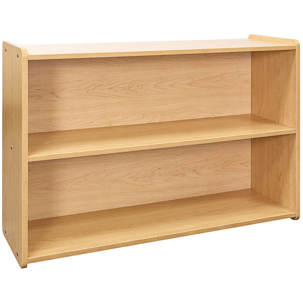 Tot Mate TM2304R.S2222 Maple Laminate Preschool Storage Shelf - 46" x 15" x 30 1/2"; Unassembled