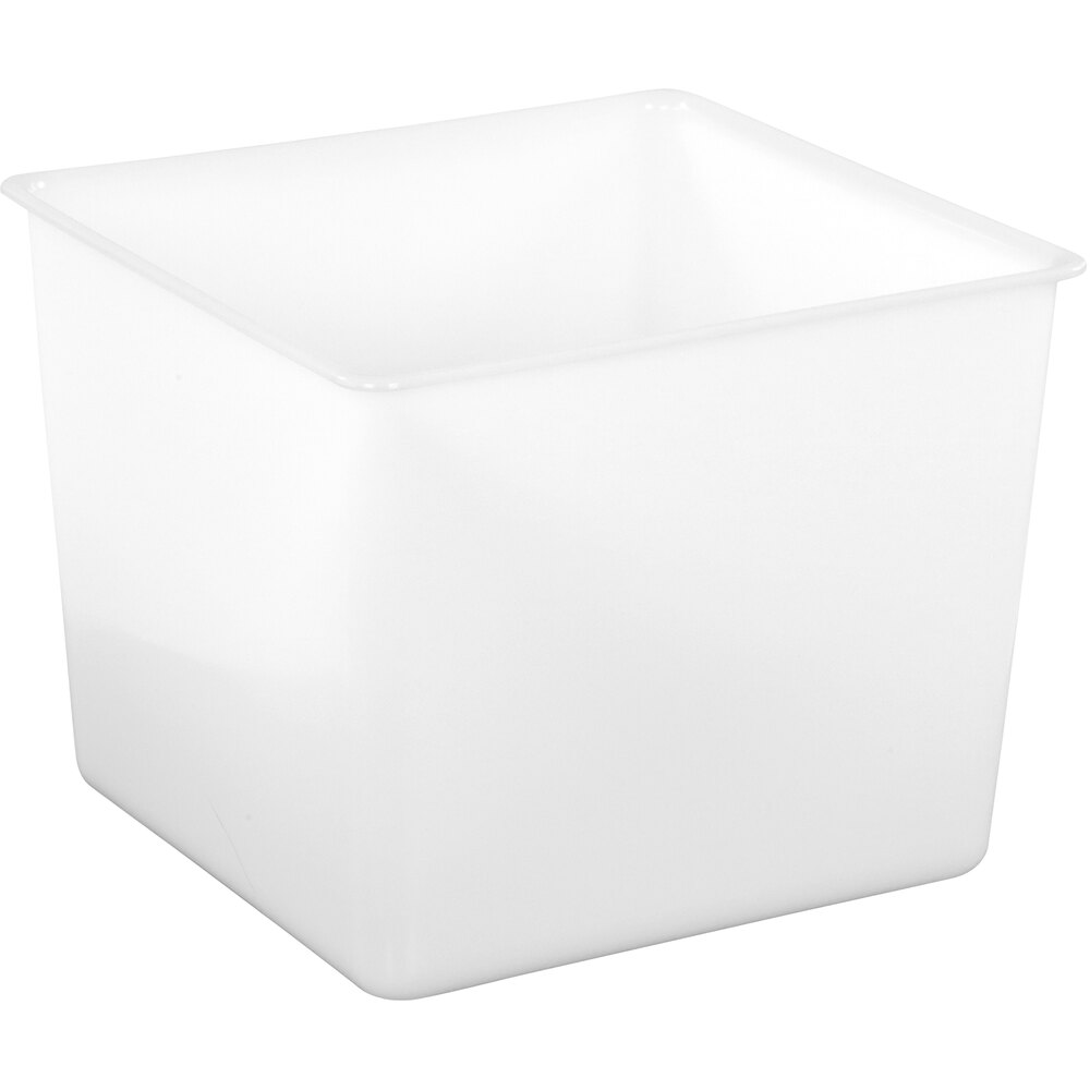 Tot Mate TM7519R.S0000 Small Opaque Bin - 10 5/8" x 10" x 8 1/2" - 5/Pack