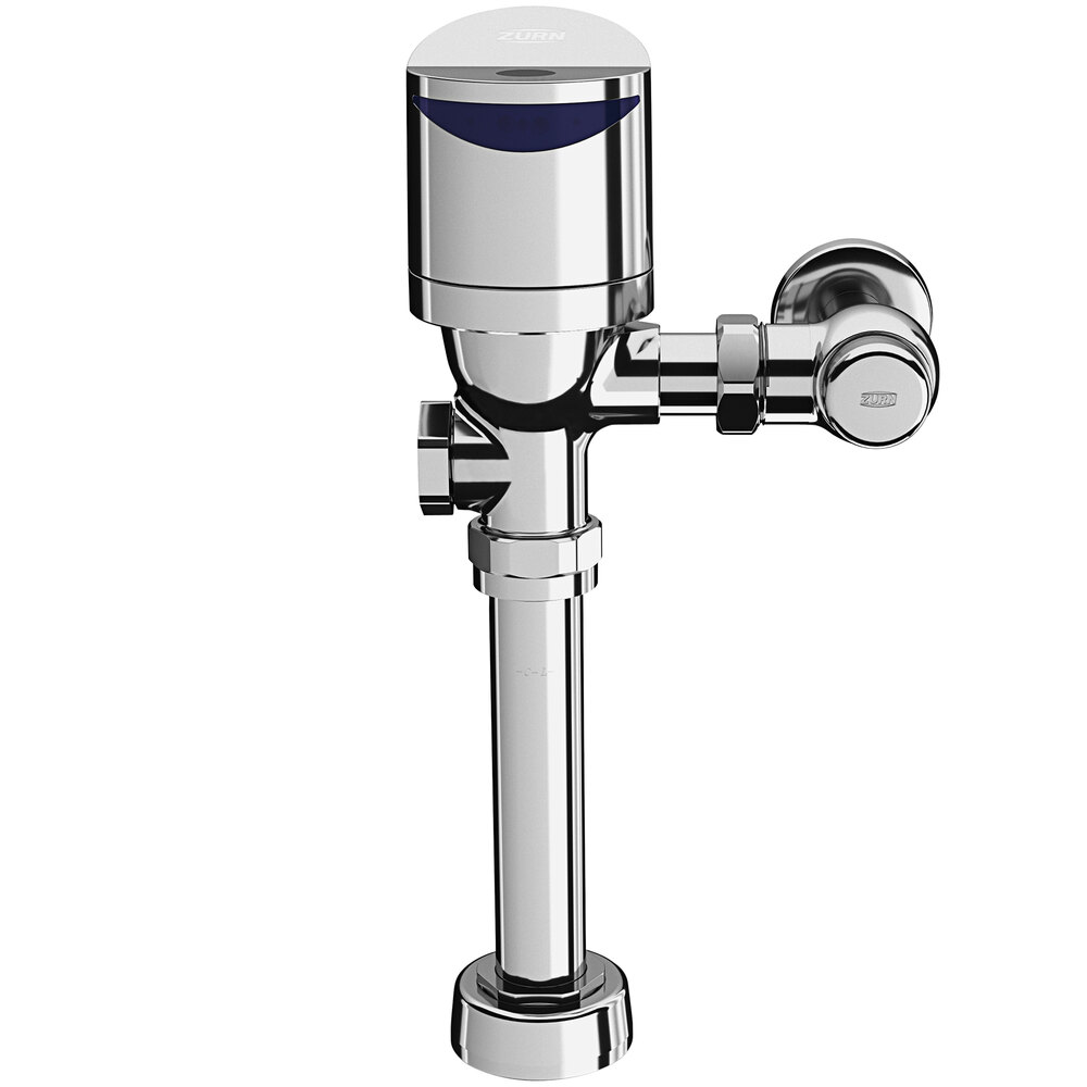 Zurn Elkay ZER6000AV-HET-TM Chrome Plated Sensor Operated Battery Powered Exposed Diaphragm Water Closet Flush Valve - 1.28 GPF