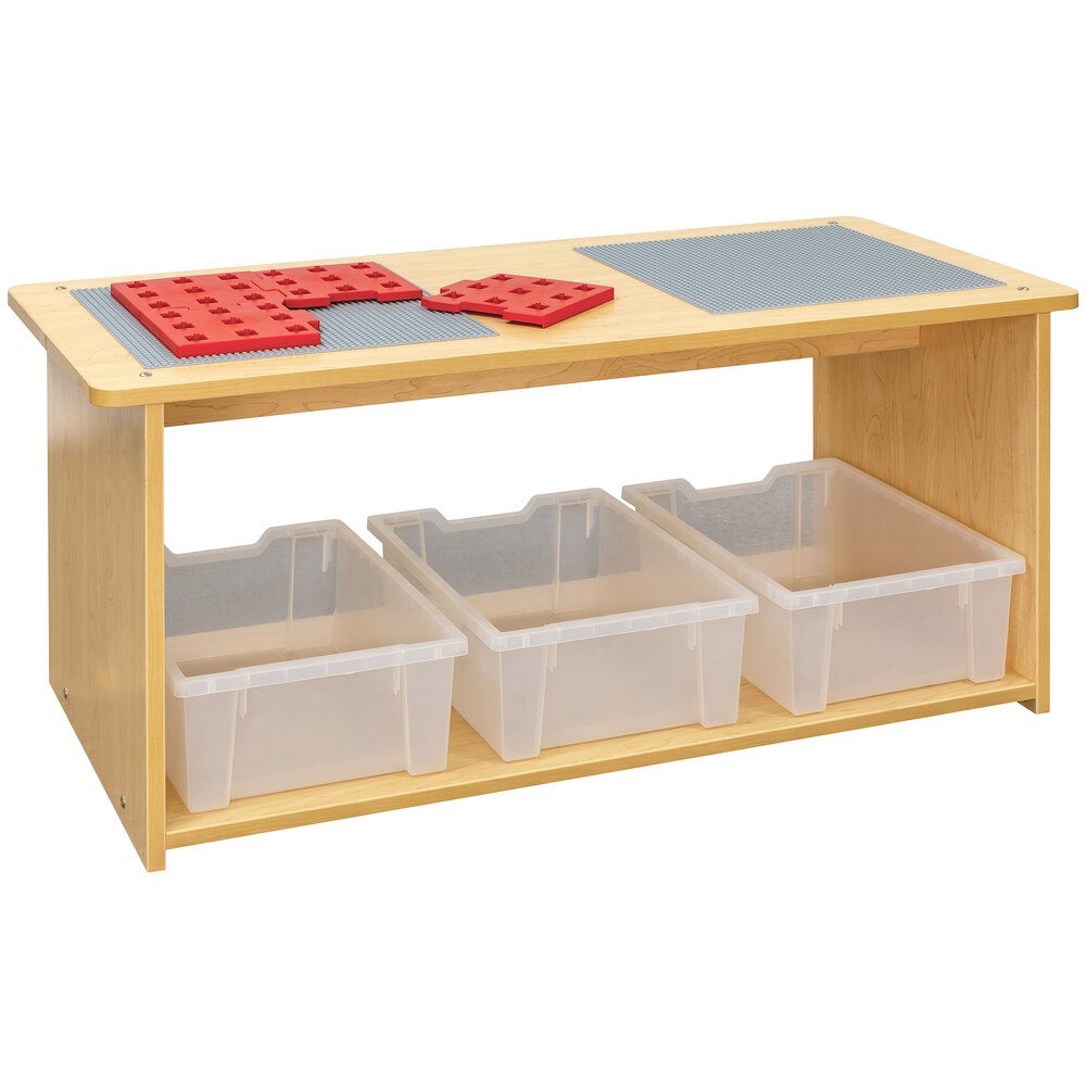 Tot Mate TM2128R.S2222 Maple Laminate Preschool Play Center - 45 1/2" x 20 1/2" x 20"; Unassembled