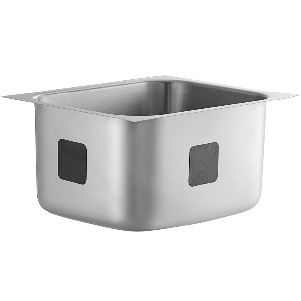Waterloo 16" x 20" x 12" 18 Gauge Stainless Steel One Compartment Undermount Sink