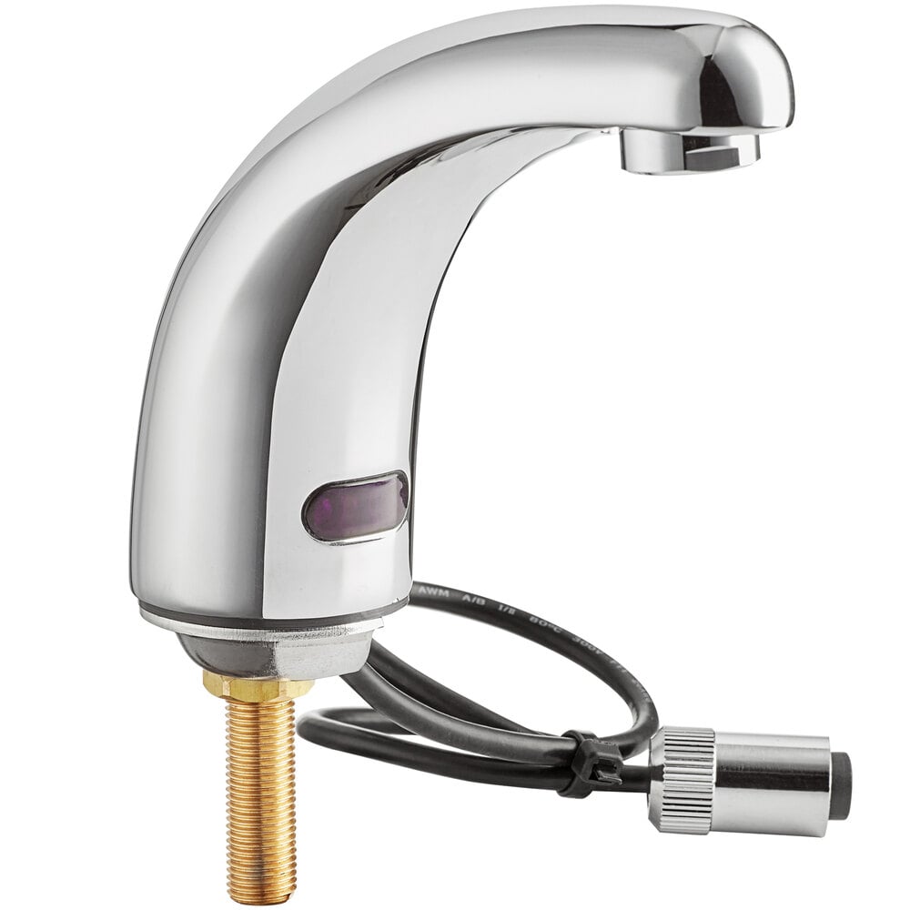 Waterloo Deck-Mounted Hands-Free Sensor Faucet with 4 3/4" Cast Spout