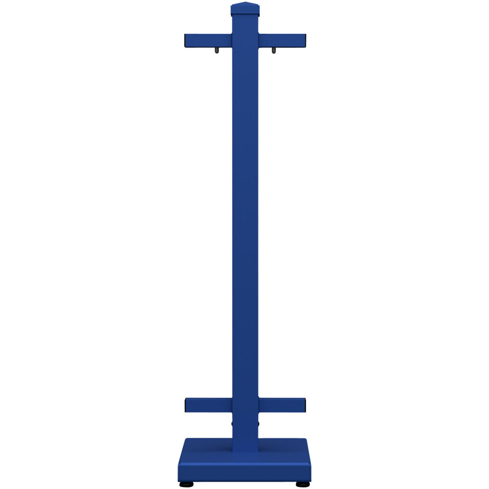 SelectSpace 10" x 10" x 36" Royal Blue Standard Straight Stand