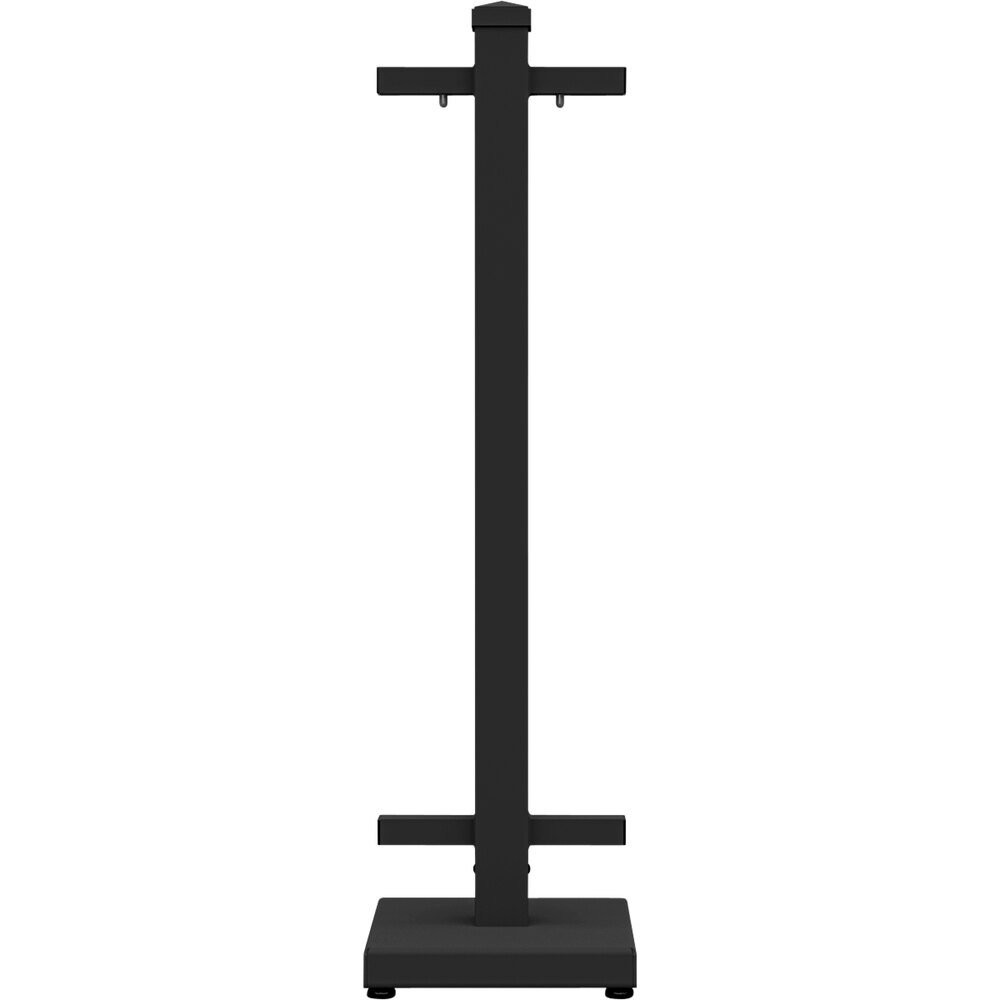 SelectSpace 10" x 10" x 36" Stock Black Standard Straight Stand