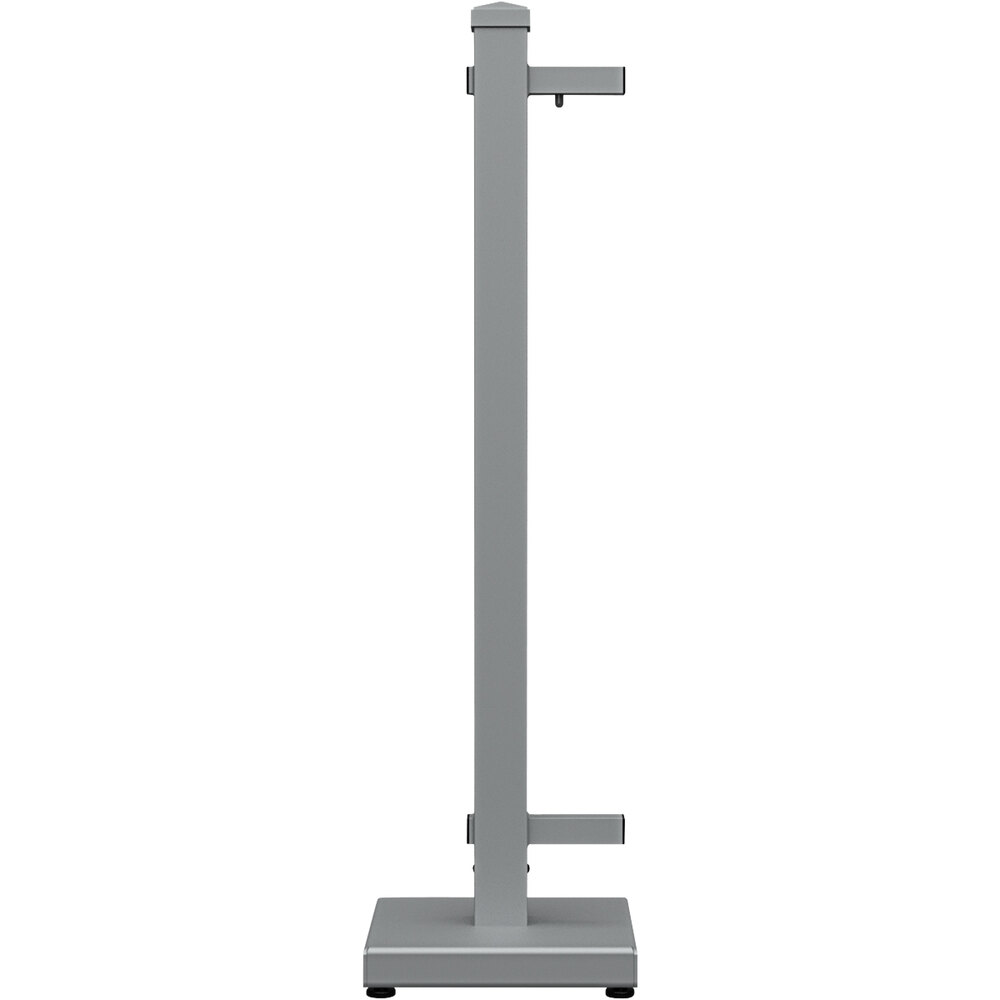 SelectSpace 10" x 10" x 36" Stock Gray Standard End Stand