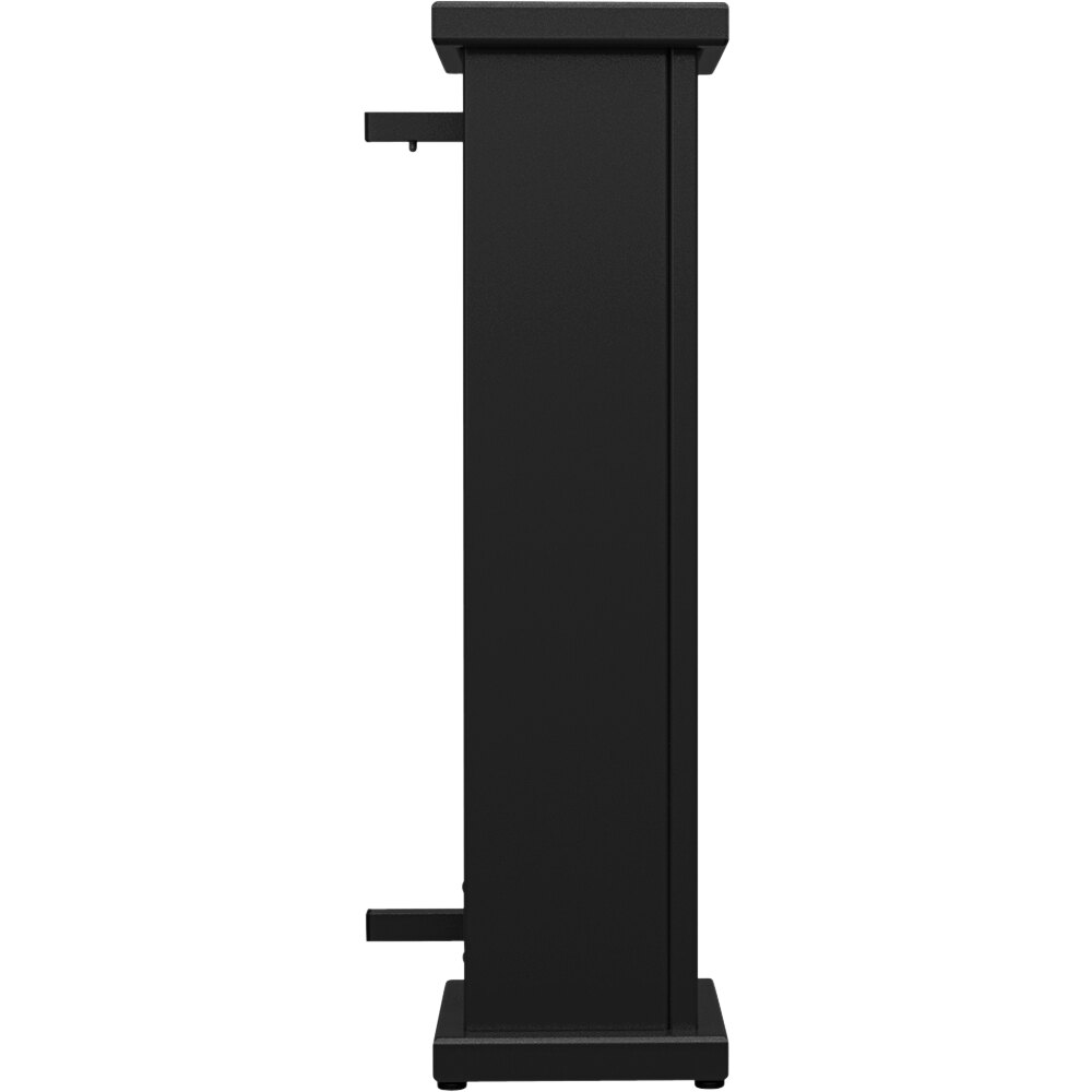 SelectSpace 10" x 10" x 36" Stock Black End Planter with Square Top Cut-Out