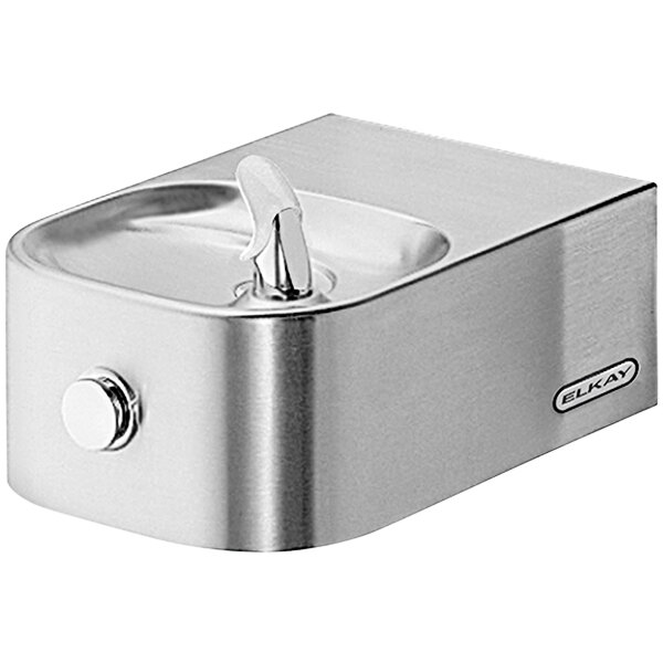 Zurn Elkay EDFP214FPK Soft Sides Stainless Steel Wall Mount Non-Filtered Freeze-Resistant and Vandal-Resistant Drinking Fountain - Non-Refrigerated