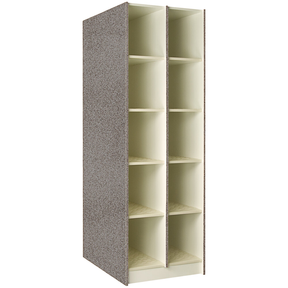 I.D. Systems 40" Deep Grey Nebula 10 Compartment Instrument Storage Cabinet 89418 278440 Z057