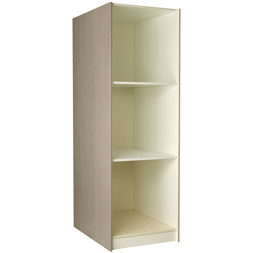 I.D. Systems 40" Deep Natural Elm 3 Compartment Instrument Storage Cabinet 89432 278440 Z019