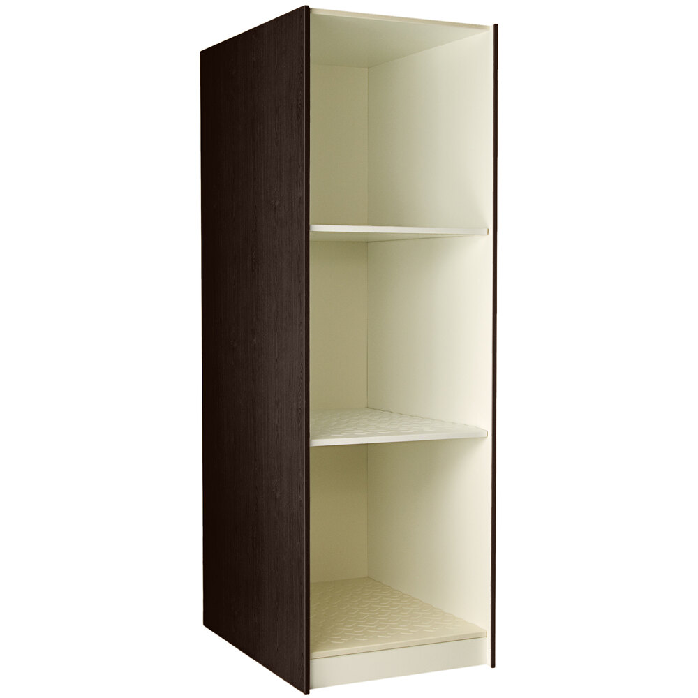 I.D. Systems 40" Deep Midnight Maple 3 Compartment Instrument Storage Cabinet 89432 278440 Z023