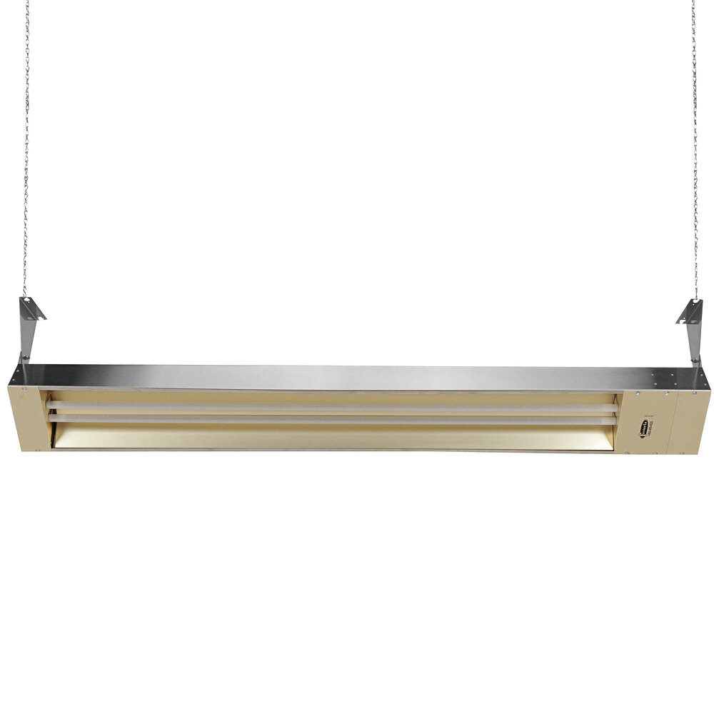 TPI OCH Series OCH-46-208V-SSE Stainless Steel Outdoor / Indoor Quartz Electric Infrared Heater - 208V, 2000W