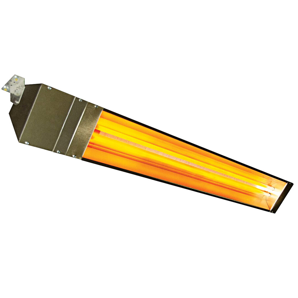 TPI OCH2 Series OCH2-66-277V Brown Outdoor / Indoor Quartz Electric Infrared Heater - 277V, 6000W