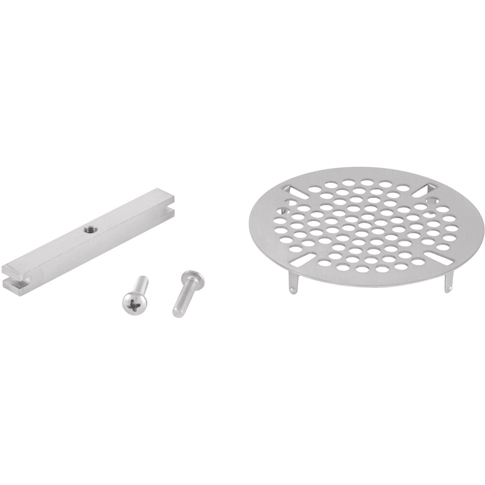 T&S 010386-45VR 3 1/2" Vandal Resistant Locking Flat Strainer for Waste Drains
