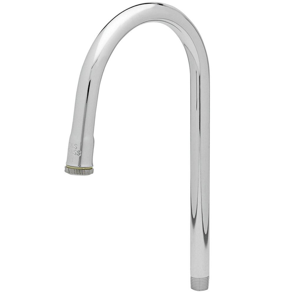 T&S 120X 5 1/2" Rigid Gooseneck Faucet Nozzle