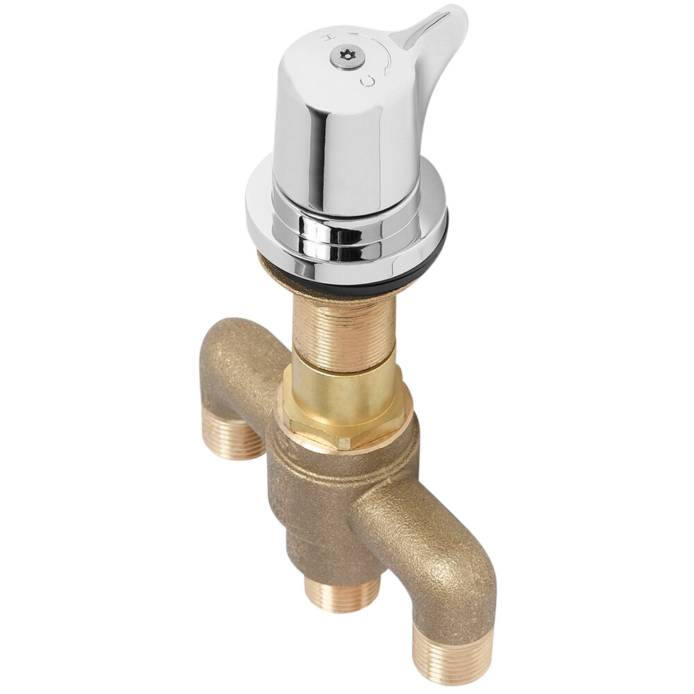 T&S EC-SMT Above Deck Thermostatic Mixing Valve, 1/2" NPSM Male Inlets