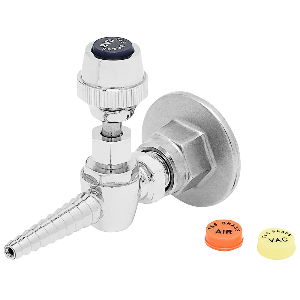 T&S BL-4260-01 Laboratory Panel Flange with Needle Valve