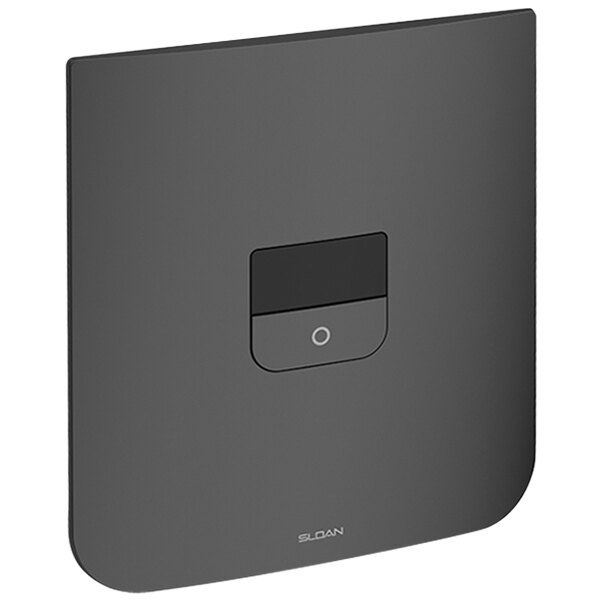 Sloan CX 3400317 Graphite Finish Concealed Sensor Water Closet Flushometer with Rear Spud Fixture Connection and Electrical Override - 1.28 GPF