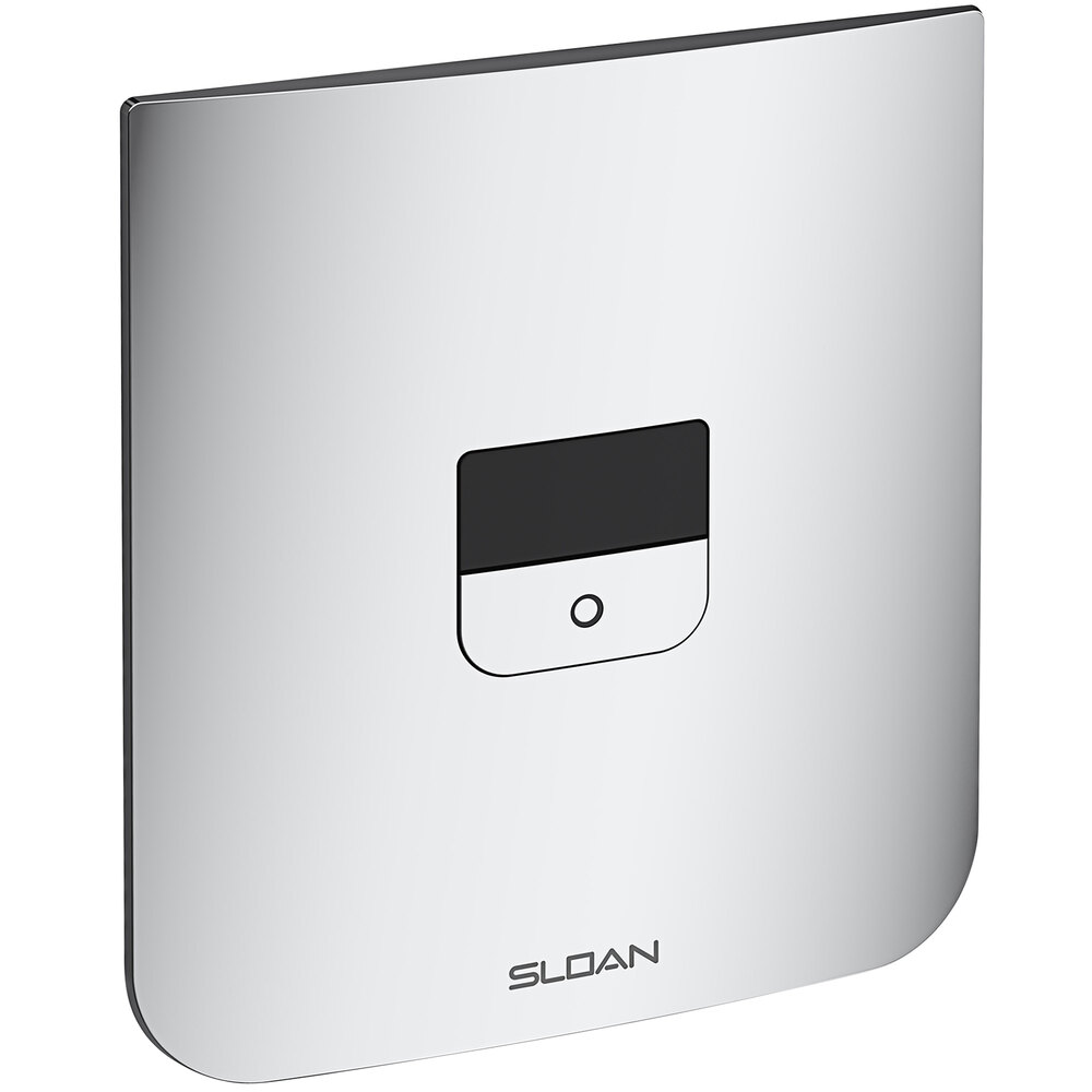 Sloan CX 3400300 Polished Chrome Concealed Sensor Water Closet Flushometer with Rear Spud Fixture Connection and Electrical Override - 1.6 GPF