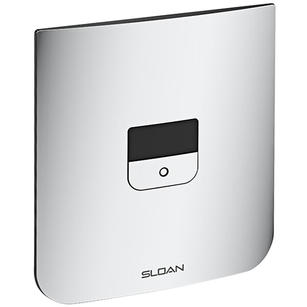 Sloan CX 3400302 Polished Chrome Concealed Sensor Urinal Flushometer with Rear Spud Fixture Connection and Electrical Override - 0.5 GPF