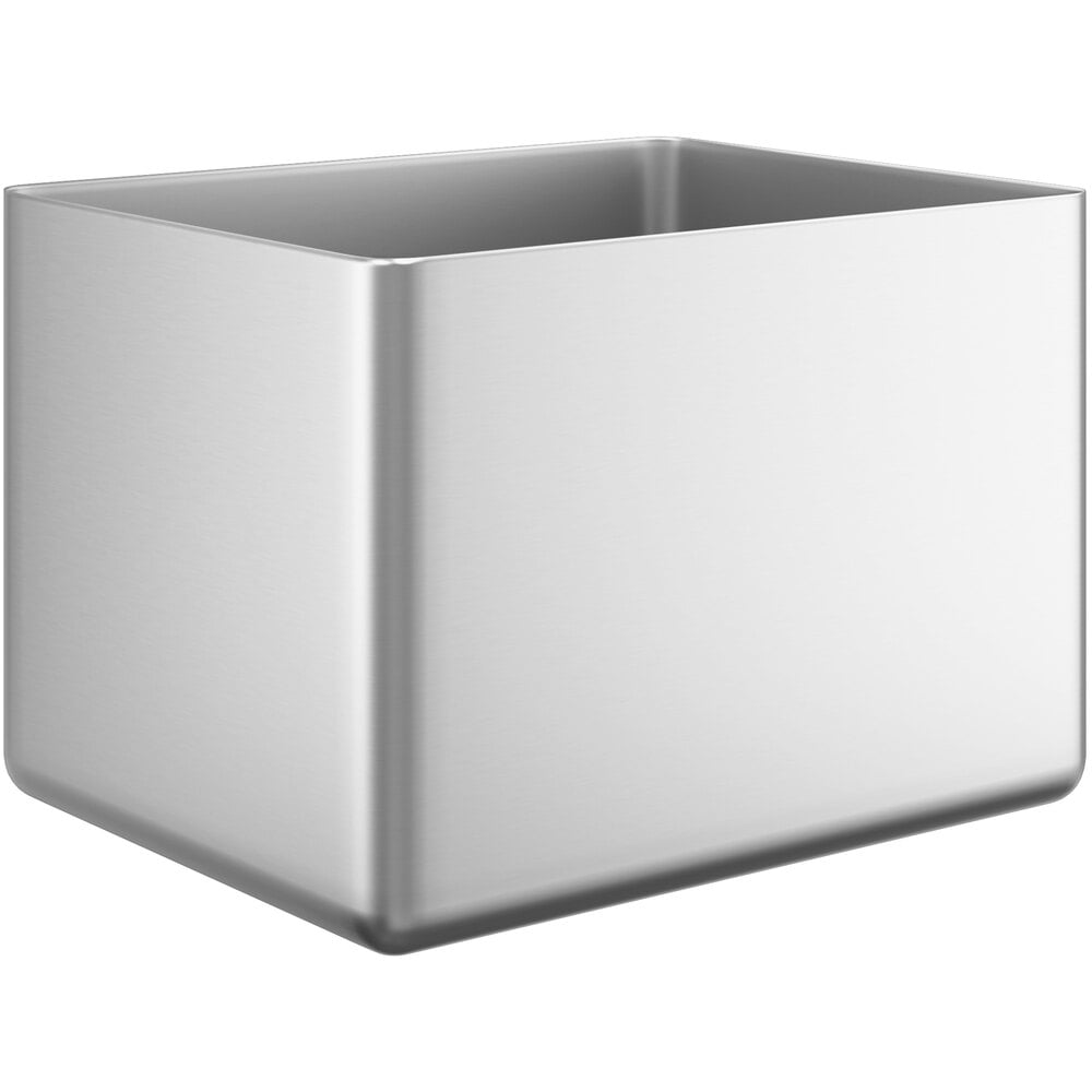 Regency 16" x 20" 14-Gauge Stainless Steel Fabricated Weld-In Undermount Sink Bowl - 14" Deep