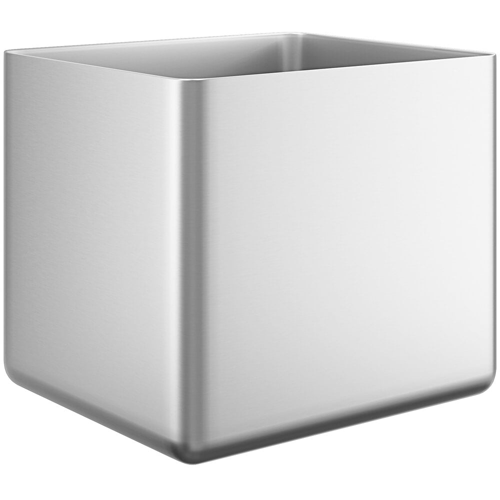 Regency 14" x 16" 14-Gauge Stainless Steel Fabricated Weld-In Undermount Sink Bowl - 14" Deep