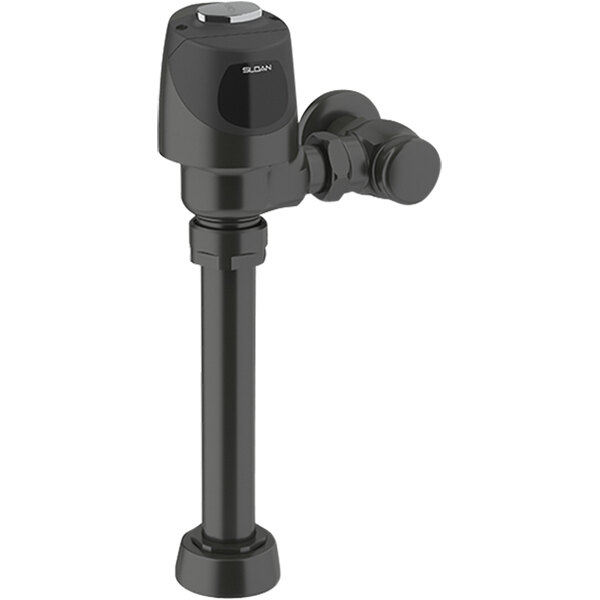 Sloan 3250314 G2 Battery Powered Graphite Single Flush Exposed Sensor Water Closet Toilet Flushometer - 1.28 GPF