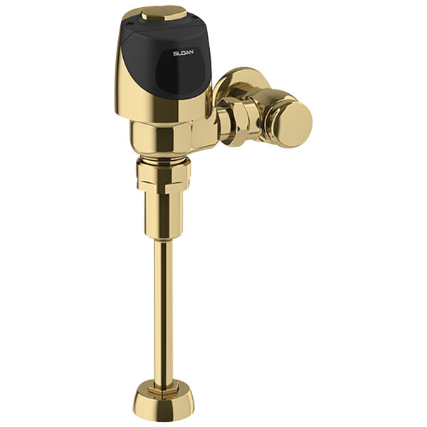 Sloan 3250417 G2 Battery Powered Polished Brass Single Flush Exposed Sensor Urinal Flushometer - 1.0 GPF