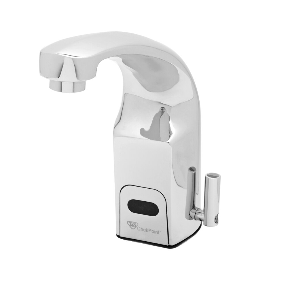 T&S EC-3132-LF22 5 1/2" Hands-Free Sensor Deck Mount Cast Spout Faucet with Laminar Flow Device