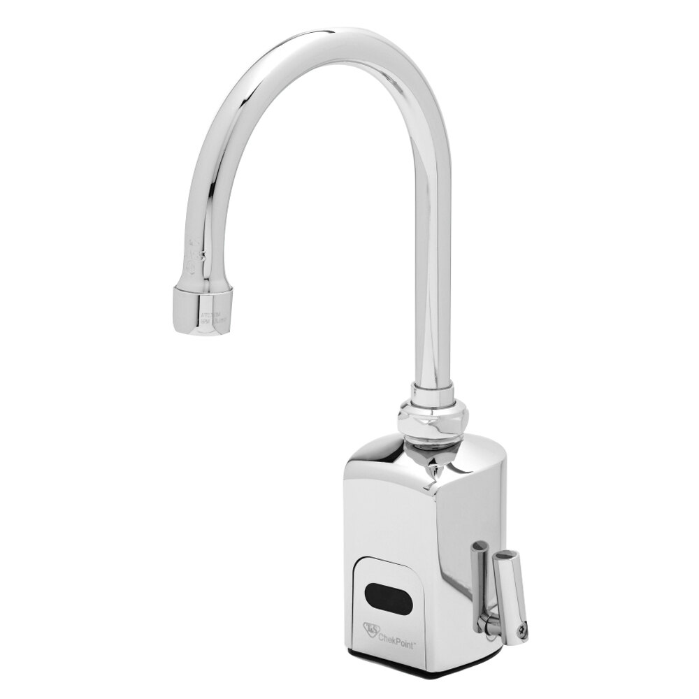 T&S EC-3130 5 7/16" Hands-Free Sensor Deck Mount Swing Gooseneck Faucet