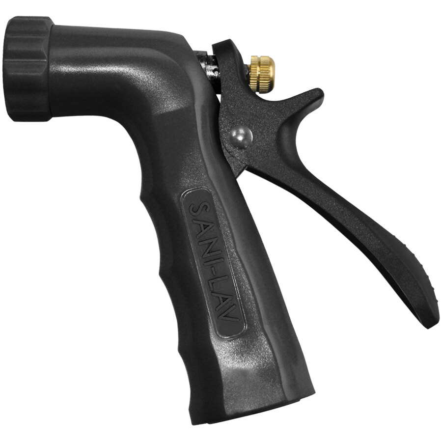 Sani-Lav N2B Black Insulated Spray Nozzle with Plastic Handle