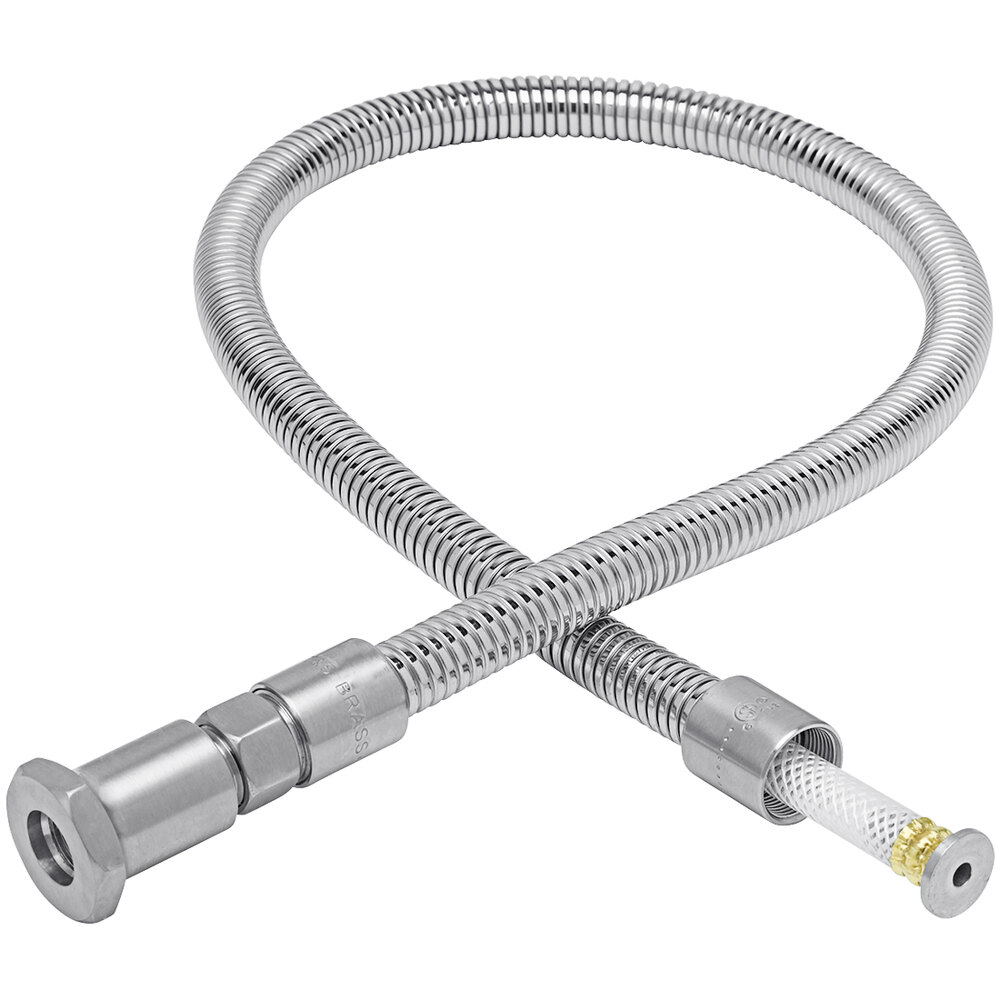Eversteel by T&S S-0044-H2A Stainless Steel 44" Flexible Hose
