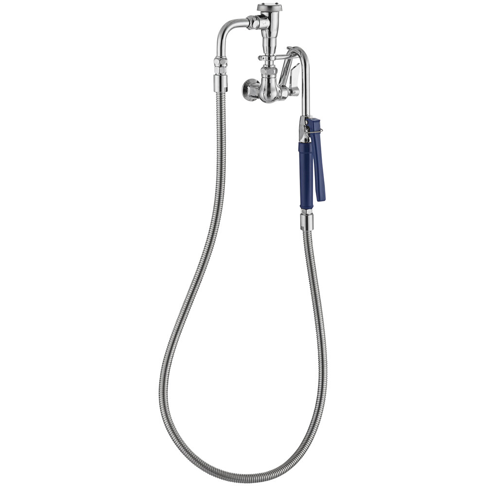 Waterloo Wall-Mounted Pot and Kettle Filler with 68" Hose and Vacuum Breaker