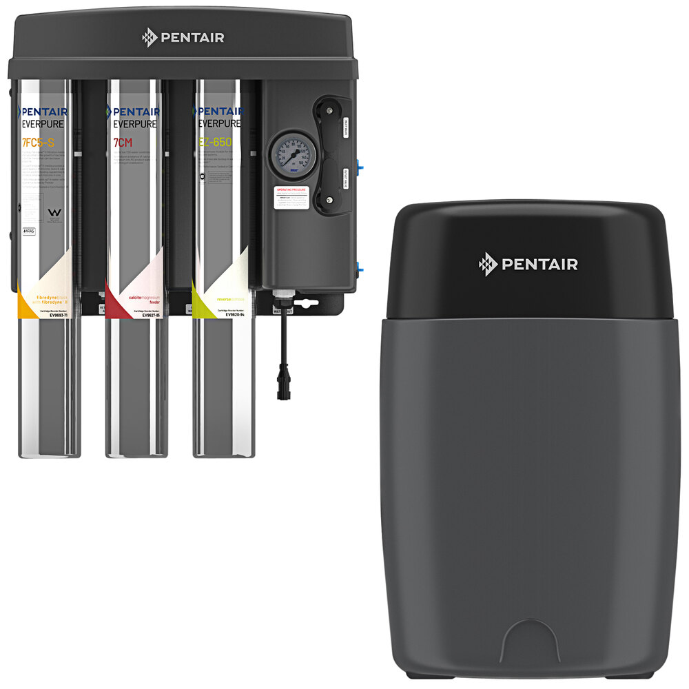 Everpure EV9975-71 EZ-RO 650/30ATM Reverse Osmosis System with Black Atmospheric 30 Gallon Tank - 650 GPD