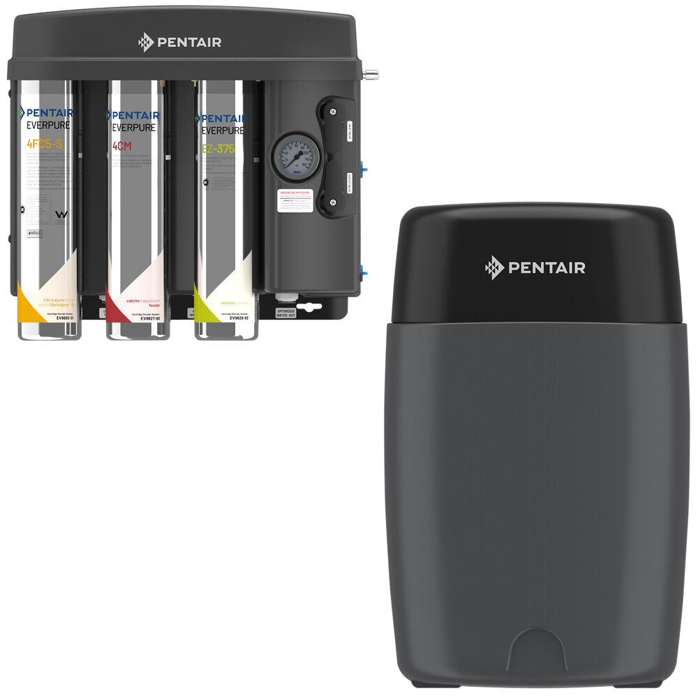 Everpure EV9975-74 EZ-RO 375/30ATM Blended Reverse Osmosis System with Black Atmospheric 30 Gallon Tank - 375 GPD