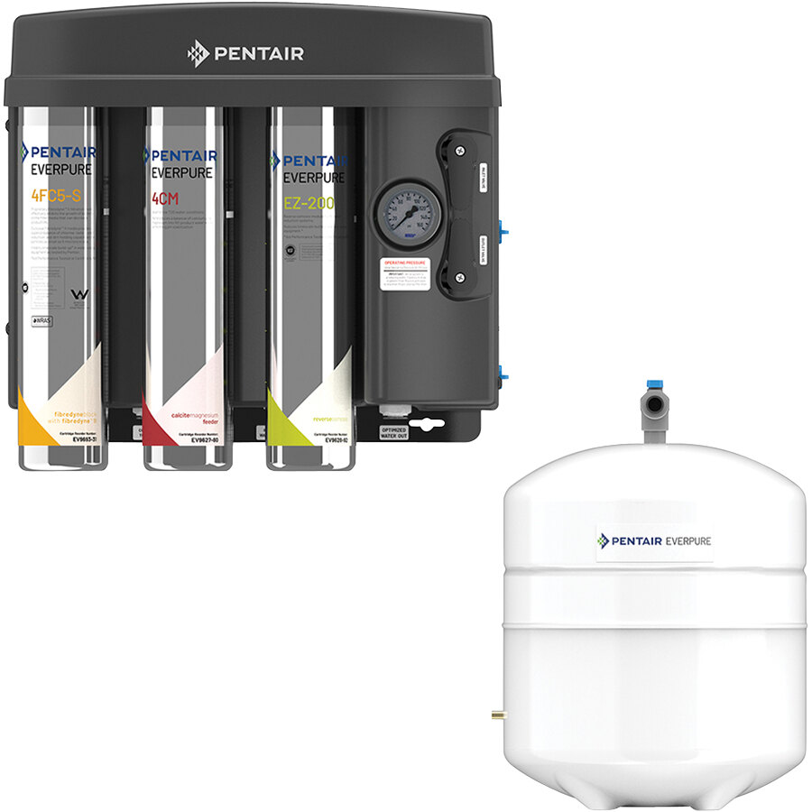 Everpure EV9975-51 EZ-RO 200/2G Reverse Osmosis System with White 2 Gallon Tank - 200 GPD