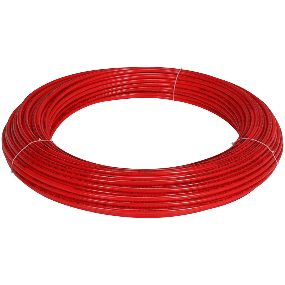 Zurn Elkay PEX Type B 3/4" x 100' Red Non-Barrier Tubing Coil Q4PC100XRED