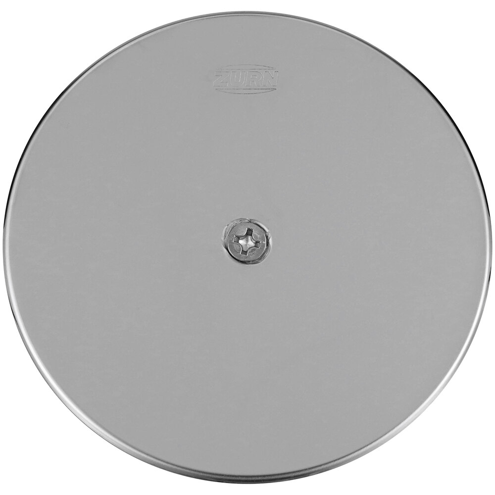 Zurn Elkay CO2530-SS7 7" Round Stainless Steel Cleanout Access Cover with Securing Screw