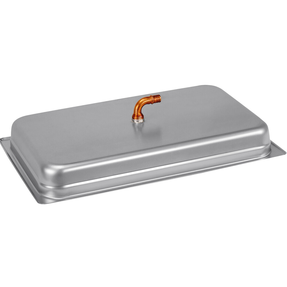 AccuTemp AT1A-3155-1 2 1/2" Drain Pan with Elbow Valve for Evolution Steamers