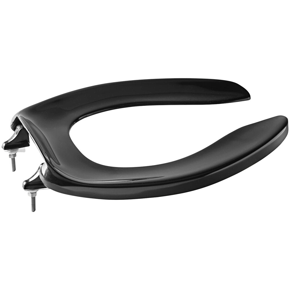 Zurn Elkay Z5955SS-EL-BK Black Elongated Toilet Seat