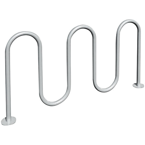Wausau Tile 5-Loop Powder-Coated Metal Surface Mount Bike Rack