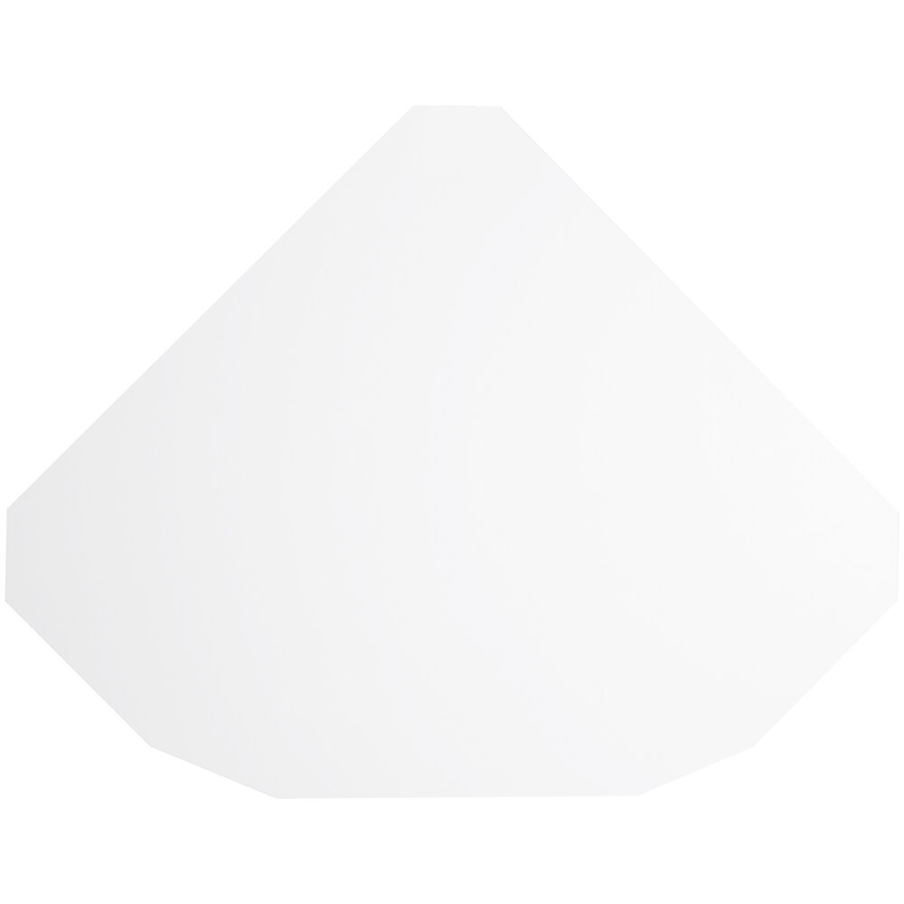 Regency Shelving 21" Clear PVC Corner Shelf Liner